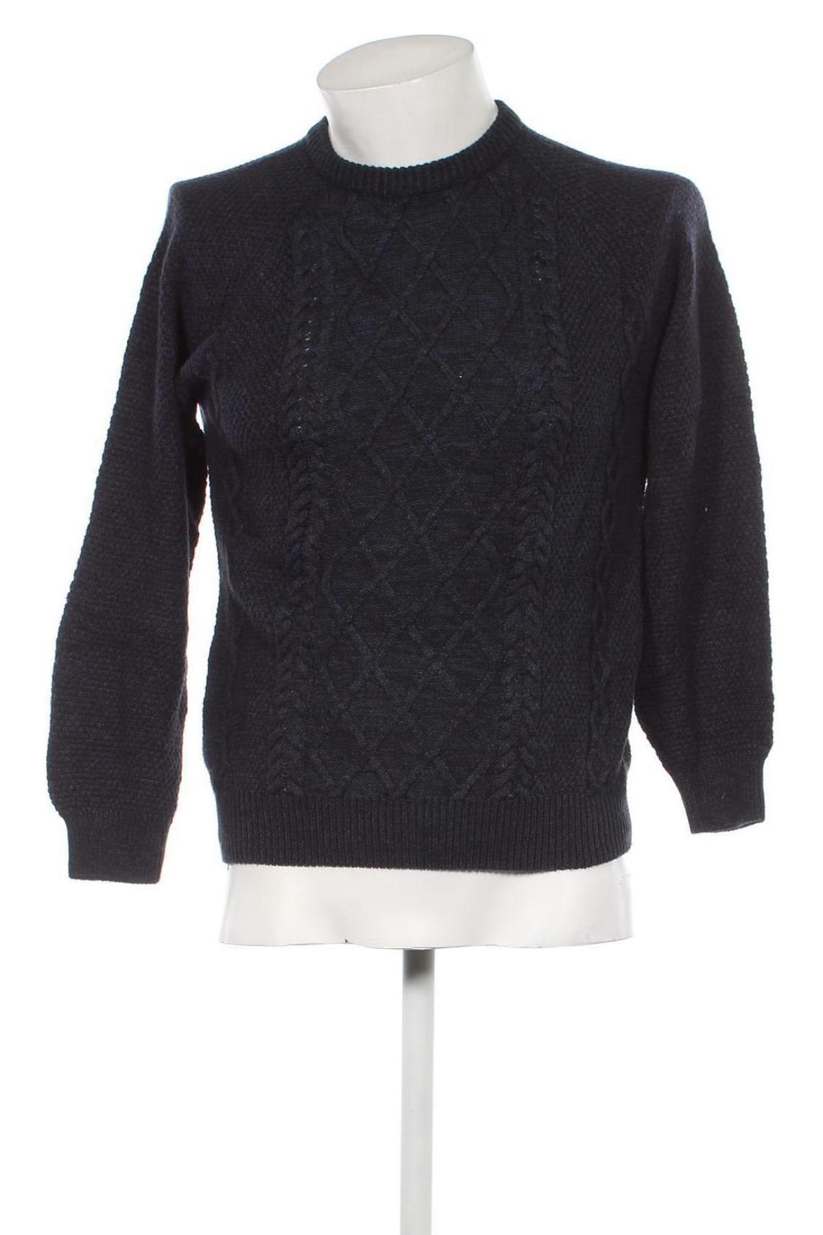Ανδρικό πουλόβερ Easy Wear, Μέγεθος S, Χρώμα Μπλέ, Τιμή 5,49 €
