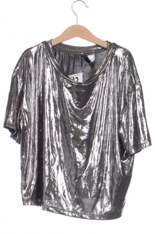 Damen Shirt H&M Divided, Größe XS, Farbe Silber, Preis 7,99 €