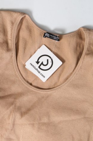 Damen Shirt Zara, Größe M, Farbe Beige, Preis € 7,99