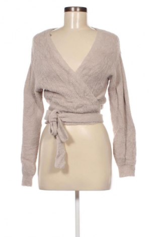 Cardigan de damă Bershka, Mărime S, Culoare Bej, Preț 38,99 Lei