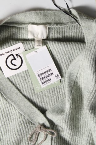 Дамска жилетка H&M, Размер S, Цвят Зелен, Цена 32,49 лв.