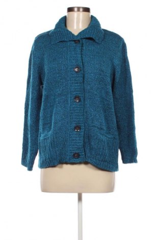 Damen Strickjacke Karen Scott, Größe L, Farbe Blau, Preis 10,49 €