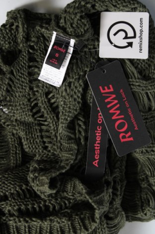 Cardigan de damă Romwe, Mărime S, Culoare Verde, Preț 60,99 Lei