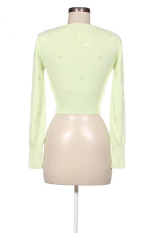 Cardigan de damă Zara, Mărime S, Culoare Verde, Preț 68,88 Lei