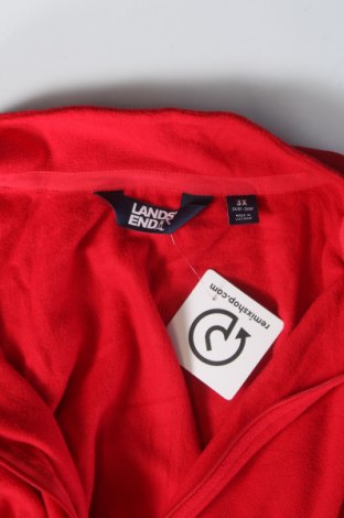 Γυναικεία μπλούζα fleece Lands' End, Μέγεθος 3XL, Χρώμα Κόκκινο, Τιμή 11,99 €