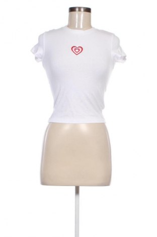 Γυναικείο t-shirt Cropp, Μέγεθος S, Χρώμα Λευκό, Τιμή 6,99 €