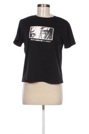 Γυναικείο t-shirt SHEIN, Μέγεθος M, Χρώμα Μαύρο, Τιμή 6,99 €