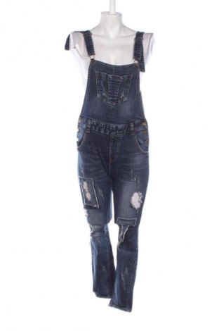 Langer Damen-Overall, Größe M, Farbe Blau, Preis € 17,49