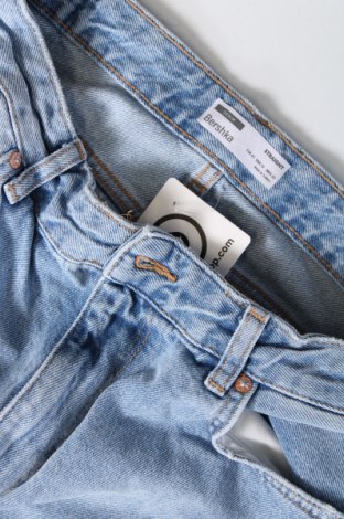 Damskie jeansy Bershka, Rozmiar L, Kolor Niebieski, Cena 92,99 zł