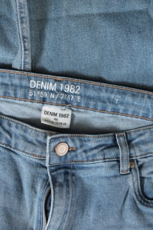 Dámske džínsy  Denim 1982, Veľkosť XL, Farba Modrá, Cena  16,95 €