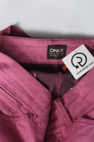 Damskie jeansy ONLY, Rozmiar S, Kolor Różowy, Cena 43,99 zł