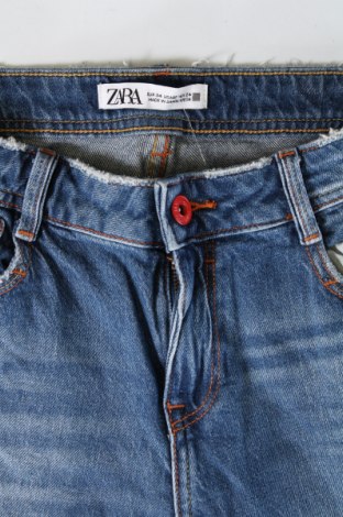 Damskie jeansy Zara, Rozmiar XS, Kolor Niebieski, Cena 43,99 zł