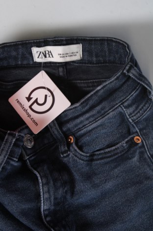 Damskie jeansy Zara, Rozmiar XS, Kolor Niebieski, Cena 40,99 zł