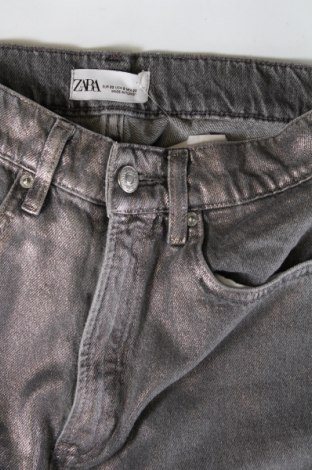 Дамски дънки Zara, Размер XXS, Цвят Сив, Цена 18,99 лв.