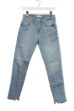 Дамски дънки Zara, Размер XS, Цвят Син, Цена 27,99 лв.