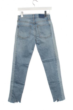 Дамски дънки Zara, Размер XS, Цвят Син, Цена 27,99 лв.
