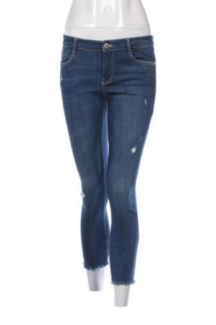 Damskie jeansy Zara Trafaluc, Rozmiar M, Kolor Niebieski, Cena 34,99 zł