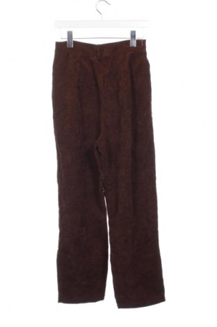 Pantaloni de velvet de femei, Mărime XS, Culoare Maro, Preț 95,99 Lei