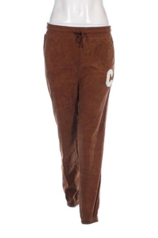 Pantaloni de velvet de femei, Mărime XXS, Culoare Maro, Preț 95,99 Lei