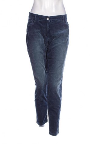 Pantaloni de velvet de femei Brax, Mărime L, Culoare Albastru, Preț 112,99 Lei