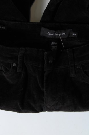 Pantaloni de velvet de femei Calvin Klein Jeans, Mărime S, Culoare Negru, Preț 135,99 Lei