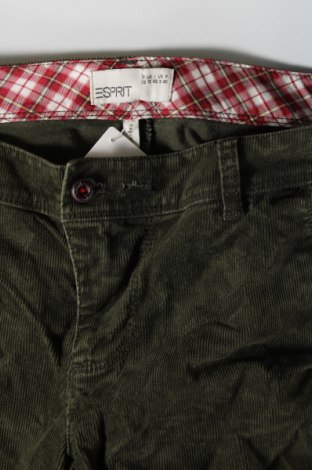 Pantaloni de velvet de femei Esprit, Mărime L, Culoare Verde, Preț 79,99 Lei