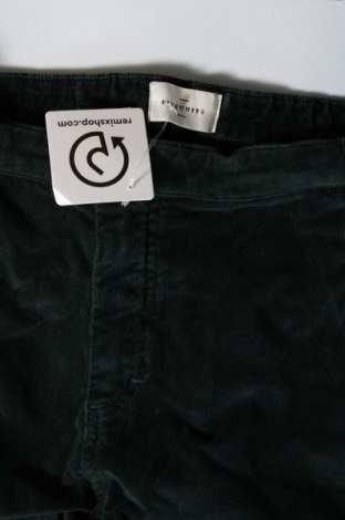 Pantaloni de velvet de femei Five Units, Mărime XL, Culoare Verde, Preț 513,99 Lei