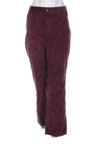 Pantaloni de velvet de femei L.L. Bean, Mărime XL, Culoare Roșu, Preț 112,99 Lei