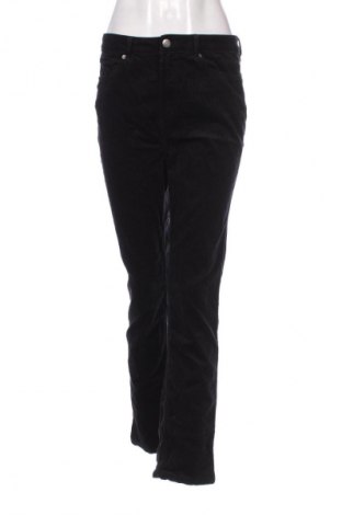 Pantaloni de velvet de femei Marks & Spencer, Mărime M, Culoare Negru, Preț 27,99 Lei