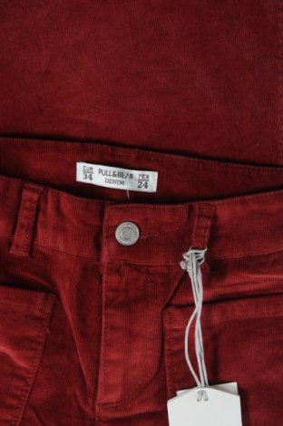 Dámské manšestráky  Pull&Bear, Velikost XS, Barva Oranžová, Cena  630,00 Kč