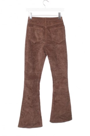 Pantaloni de velvet de femei SHEIN, Mărime XS, Culoare Maro, Preț 38,99 Lei