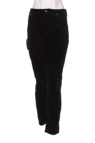 Pantaloni de velvet de femei Well Worn, Mărime L, Culoare Negru, Preț 33,99 Lei