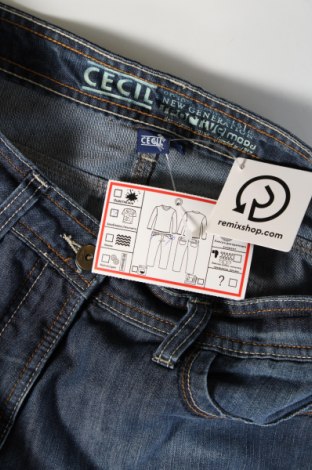 Pantaloni scurți de femei Cecil, Mărime M, Culoare Albastru, Preț 67,99 Lei