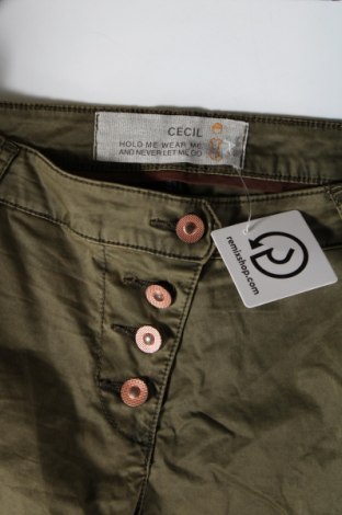 Pantaloni de femei Cecil, Mărime L, Culoare Verde, Preț 54,99 Lei