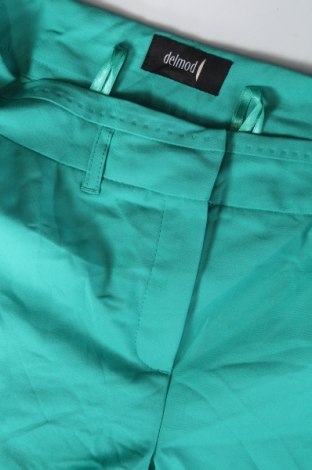 Pantaloni de femei Delmod, Mărime M, Culoare Verde, Preț 28,99 Lei