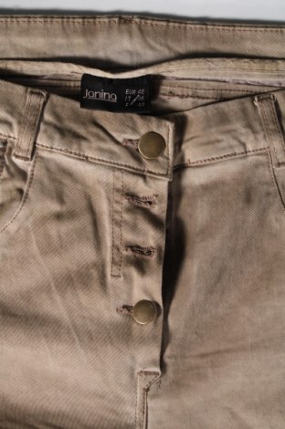 Pantaloni de femei Janina, Mărime L, Culoare Bej, Preț 52,99 Lei