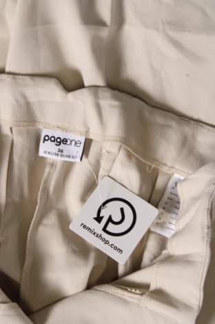 Pantaloni de femei Page One, Mărime S, Culoare Ecru, Preț 28,99 Lei