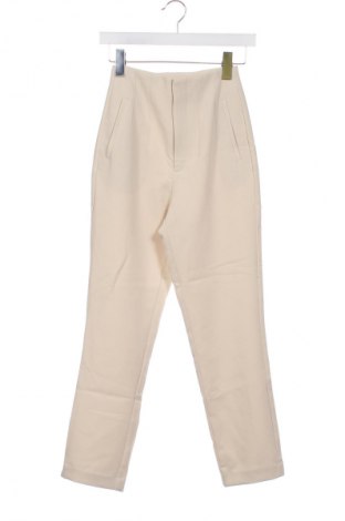 Pantaloni de femei Stradivarius, Mărime XS, Culoare Ecru, Preț 48,99 Lei