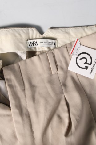 Damenhose Zara, Größe L, Farbe Beige, Preis € 13,84