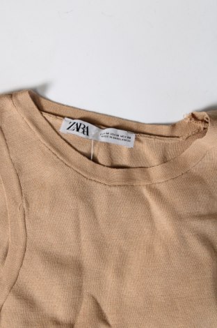 Tricou de damă Zara, Mărime M, Culoare Bej, Preț 24,99 Lei