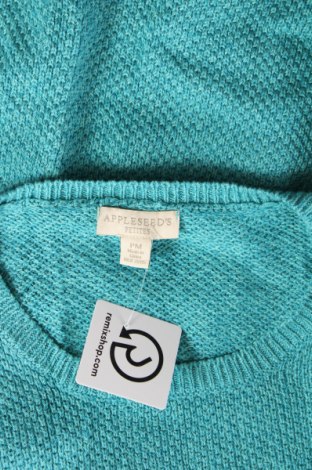 Damenpullover Appleseed's, Größe M, Farbe Blau, Preis 9,49 €