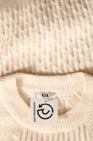 Damenpullover C&A, Größe M, Farbe Beige, Preis 10,49 €