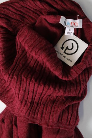 Damenpullover D&Co, Größe M, Farbe Rot, Preis 12,49 €