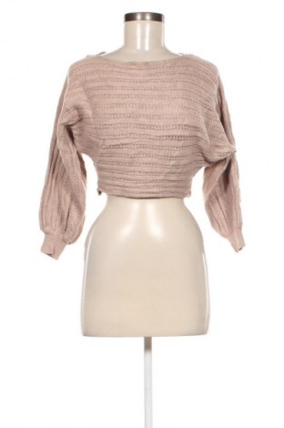 Damenpullover Fashion nova, Größe S, Farbe Beige, Preis 9,49 €