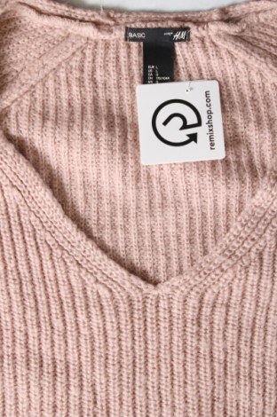 Damski sweter H&M, Rozmiar L, Kolor Popielaty róż, Cena 46,99 zł