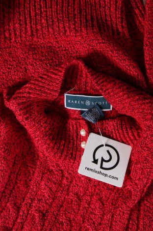 Damenpullover Karen Scott, Größe M, Farbe Rot, Preis € 20,49