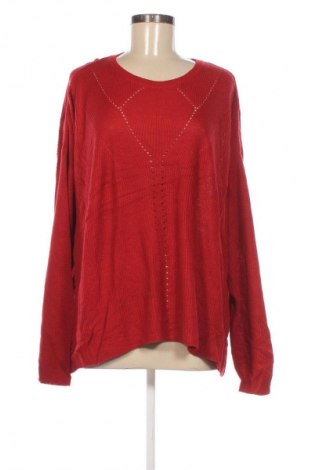 Damenpullover Kiabi, Größe 3XL, Farbe Rot, Preis 8,49 €