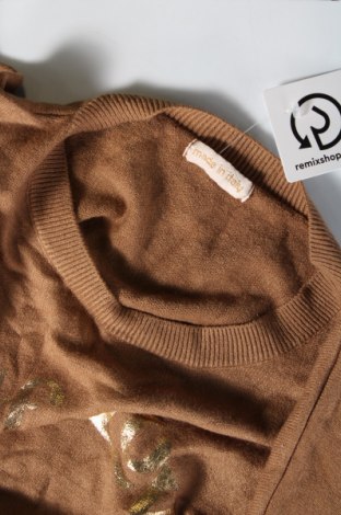 Damenpullover Made In Italy, Größe L, Farbe Braun, Preis 20,49 €