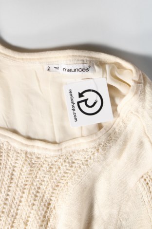 Damski sweter Maurices, Rozmiar L, Kolor ecru, Cena 46,99 zł