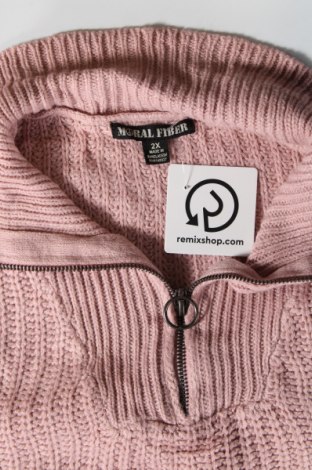 Damenpullover Moral Fiber, Größe XXL, Farbe Rosa, Preis € 20,49